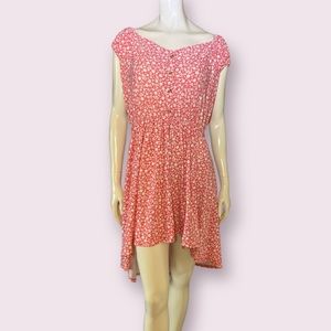 No Boundaries pink and white floral dress